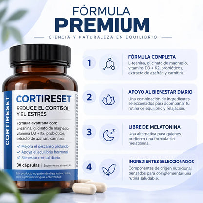 CORTISOL RESET | Tu aliado natural contra el insomnio y el exceso de cortisol