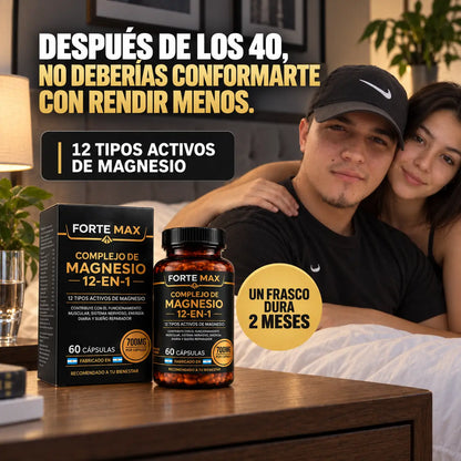 Complejo de Magnesio 12 en 1 - Forte Max